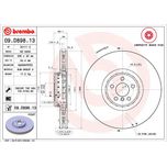 Brembo Brake Disc Single Vented 09.D898.13