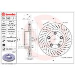 Brembo Brake Disc Single Vented Front Right 09.D931.11