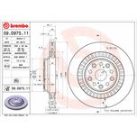 Brembo Brake Disc Single Vented Rear 09.D975.11