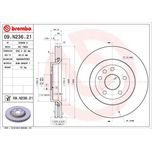 Brembo Brake Disc Single Vented Front 09.N236.21