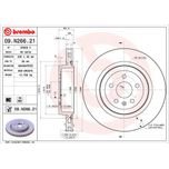 Brembo Brake Disc Single Vented Rear 09.N266.21