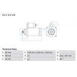 Bosch Starter Motor 0986022980