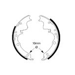 Bosch Brake Shoes Set 0986487347