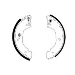 Bosch Brake Shoes Set 0986487524