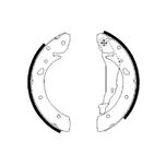 Bosch Brake Shoes Set 0986487572