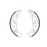 Bosch Brake Shoes Set 0986487643