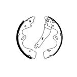 Bosch Brake Shoes Set 0986487700