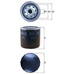 Mahle Fuel Filter KC59