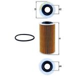 Mahle Oil Filter OX1076D