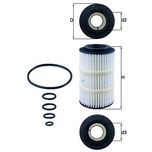 Mahle Oil Filter OX345/7D