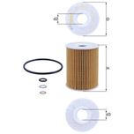 Mahle Oil Filter OX355/3D