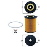 Mahle Oil Filter OX636D