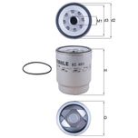 Mahle Fuel Filter KC491D