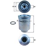 Mahle Fuel Filter KC510D