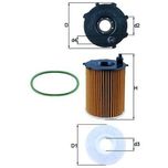 Mahle Oil Filter OX171/2D1