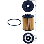 Mahle Oil Filter OX173/2D