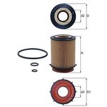 Mahle Oil Filter OX982D
