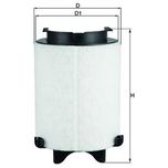 Mahle Air Filter LX1566/1