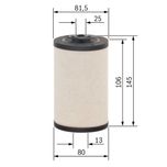 Bosch Fuel Filter 1457431326