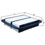 Mahle Air Filter LX4431