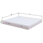 Mahle Pollen / Cabin Filter LA74