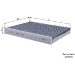 Mahle Pollen / Cabin Filter LAK467/S