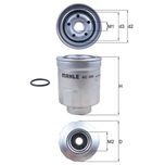 Mahle Fuel Filter KC389D