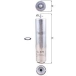 Mahle Fuel Filter KL579D
