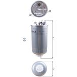 Mahle Fuel Filter KL147/1D