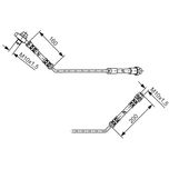 Bosch Brake Hose Rear Left 1987476054