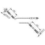 Bosch Brake Hose Rear Right 1987476055