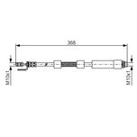 Bosch Brake Hose Front 1987476059