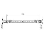 Bosch Brake Hose 1987476083