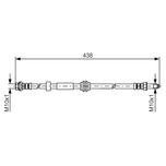 Bosch Brake Hose Front 1987476181