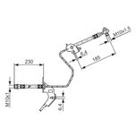 Bosch Brake Hose Rear Left 1987476199