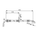Bosch Brake Hose Front Right 1987476255