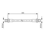 Bosch Brake Hose Front 1987476286