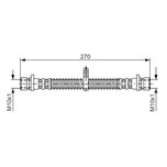 Bosch Brake Hose Rear 1987476349