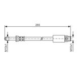 Bosch Brake Hose 1987476359