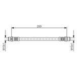 Bosch Brake Hose 1987476403