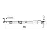 Bosch Brake Hose Front 1987476455