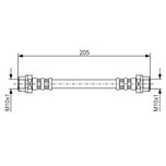 Bosch Brake Hose 1987476477