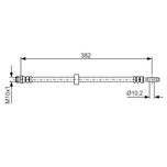 Bosch Brake Hose Front 1987476696