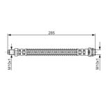 Bosch Brake Hose Rear 1987476841