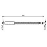 Bosch Brake Hose 1987476859