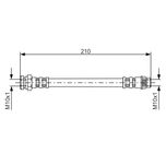 Bosch Brake Hose Rear 1987476913