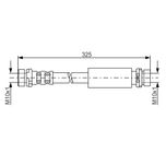 Bosch Brake Hose Rear 1987476994