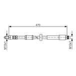 Bosch Brake Hose 1987481004