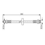 Bosch Brake Hose 1987481017