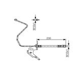 Bosch Brake Hose Rear Right 1987481162